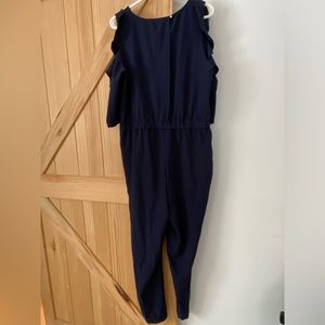 Reitmans Navy Blue Jumpsuit L